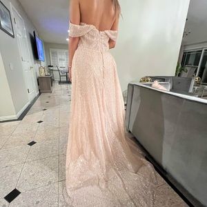 Beautiful Medium blush dress size 10. Only wore once, great shape and condition